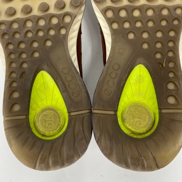 ECCO Phorene Derby Oxford Brown Leather Made in Portugal Loafer Shoe Men's 9 - Picture 14 of 15